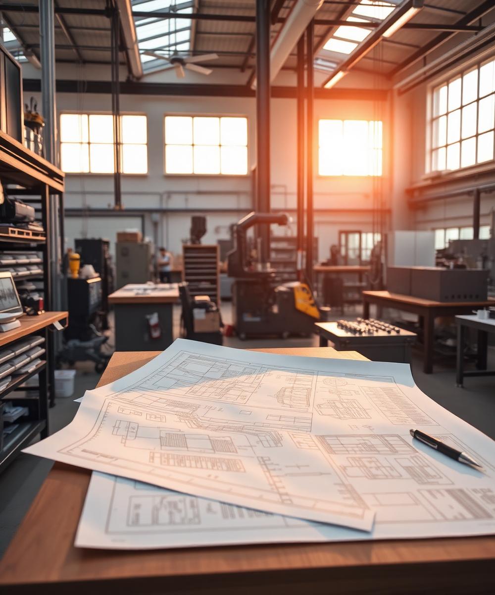 Fertigung und Planung im Werk